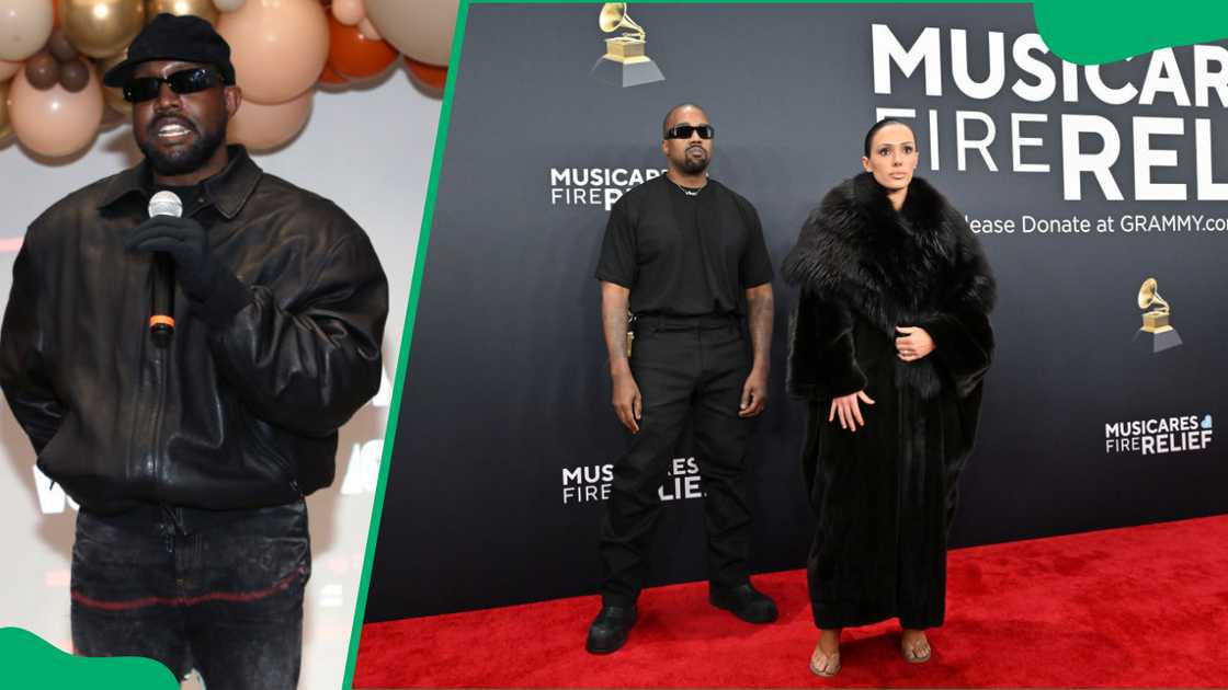 Kanye West and his wife Bianca Censori Kanye West and his wife Bianca Censori
