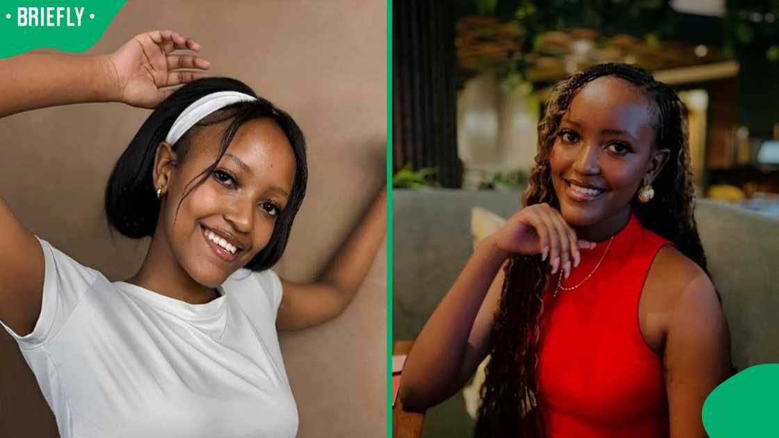 A learner covered her books with themed AI images. A learner covered her books with themed AI images.