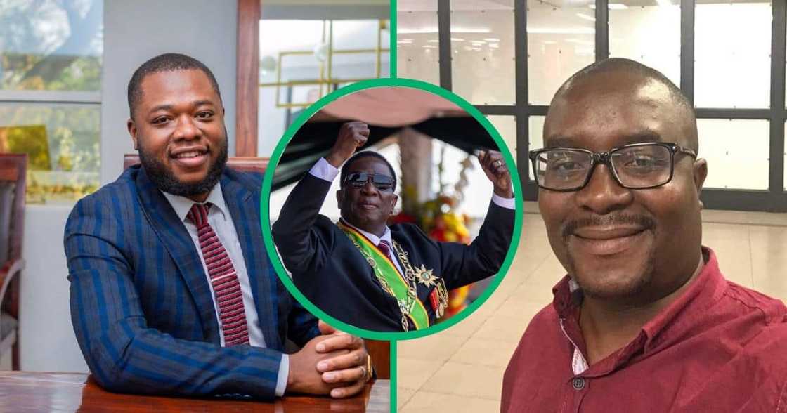 David, Emmerson and Tongai Mnangagwa who are in Zimbabwe's cabinet David, Emmerson and Tongai Mnangagwa who are in Zimbabwe's cabinet