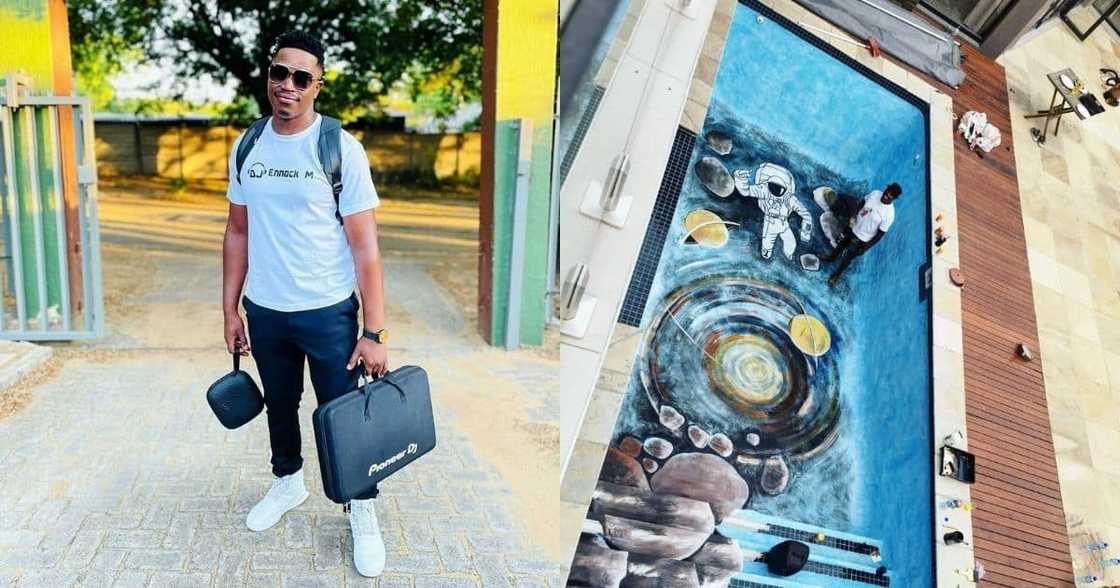 Orphan, celeb artist, Ennock Mlangeni, story, rags to riches