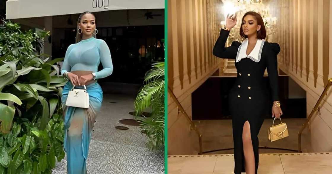 Mihlali is living it up in Los Angeles. Mihlali is living it up in Los Angeles.