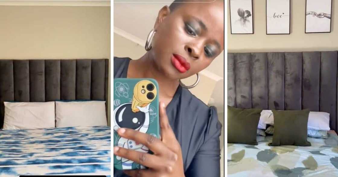 Woman shows off her before and after photos Woman shows off her before and after photos