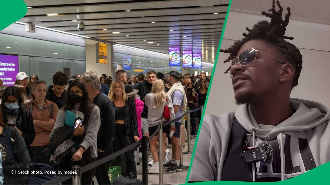 American learns South African manner after landing American learns South African manner after landing