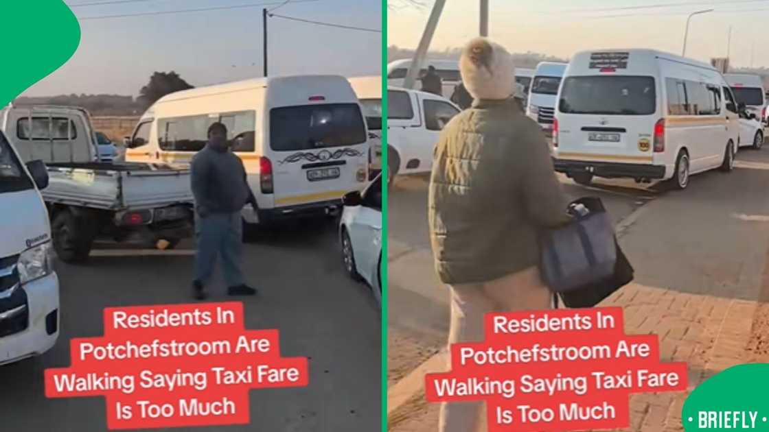 Residents of Potch complained about high taxi fares Residents of Potch complained about high taxi fares