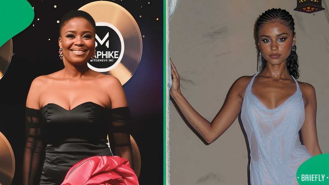 Matshediso Mholo did Tyla's 'Water' dance during her show Matshediso Mholo did Tyla's 'Water' dance during her show
