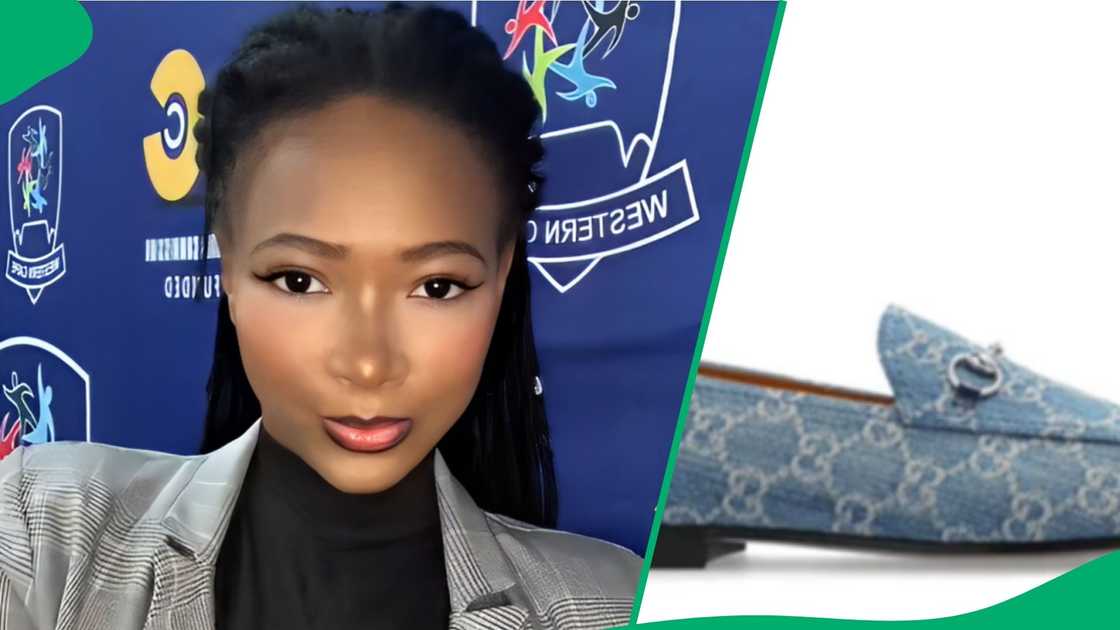 A TikTok user got Mzansi excited after sharing a video about a shoe she discovered