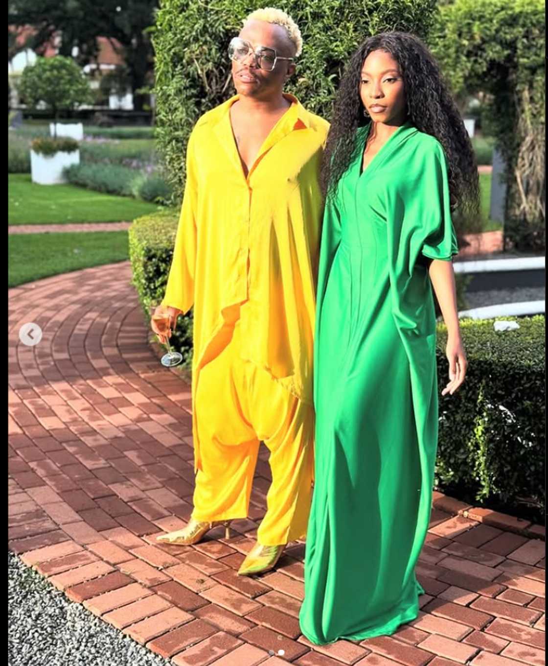 Somizi Mhlongo and his daughter Bahumi bonding on her birthday.