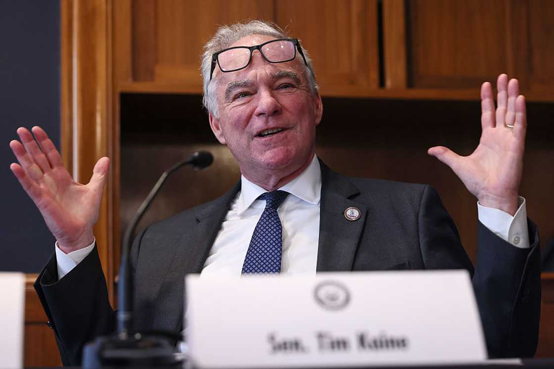 Senator Tim Kaine criticised the Afrikaner refugee program Senator Tim Kaine criticised the Afrikaner refugee program