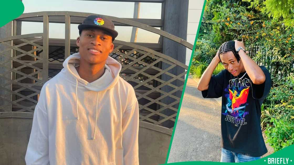 A young man flexed his shack home in a viral video. A young man flexed his shack home in a viral video.