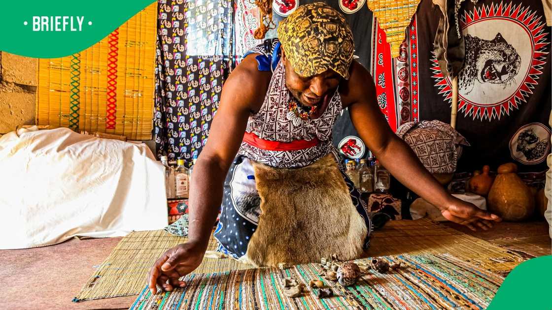 A traditional healer like the one an Mpumalanga one opted to visit after he was bitten by a snake.