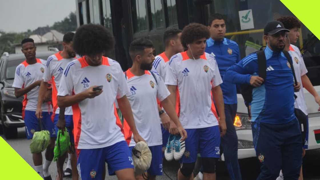 Libyan players in Nigeria for AFCON qualifier Libyan players in Nigeria for AFCON qualifier