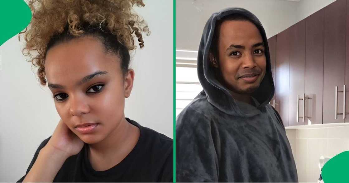 A husband hilariously reacted to his wife's pregnancy surprise. A husband hilariously reacted to his wife's pregnancy surprise.