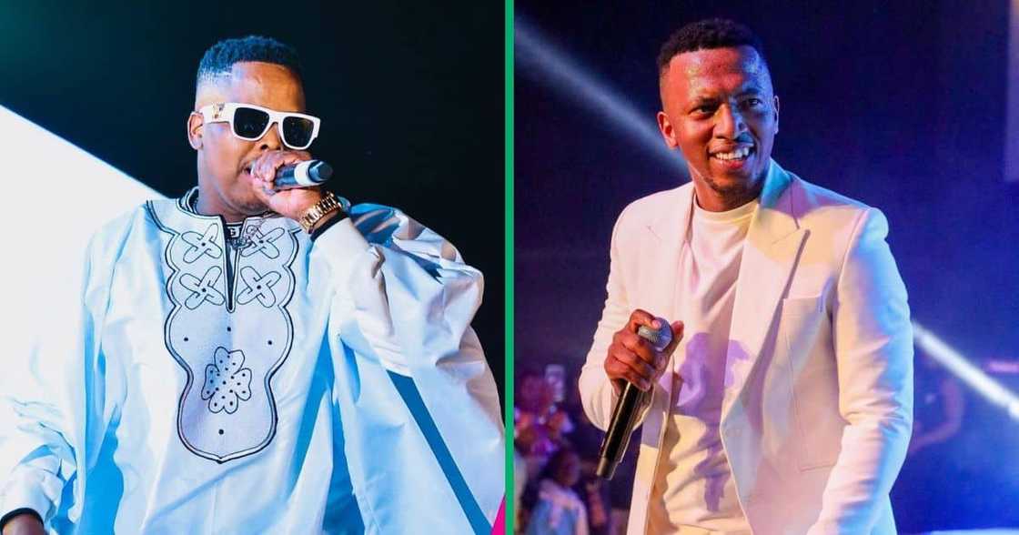 Khuzani Mpungose and Dumi Mkokstad Khuzani Mpungose and Dumi Mkokstad