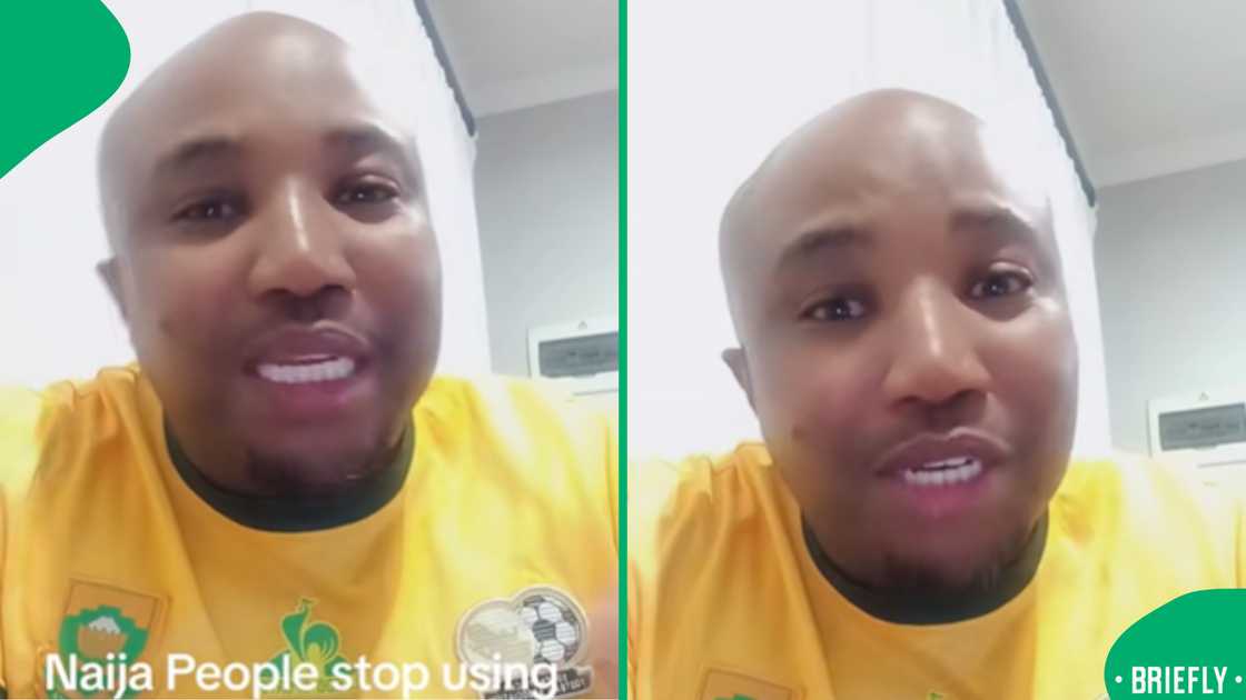 Hilariously reacting to Banyana Banyana's loss to Nigeria, a South African man posted a viral follow-up video offering a tongue-in-cheek apology and congratulating the Super Falcons in a mock Nigerian accent