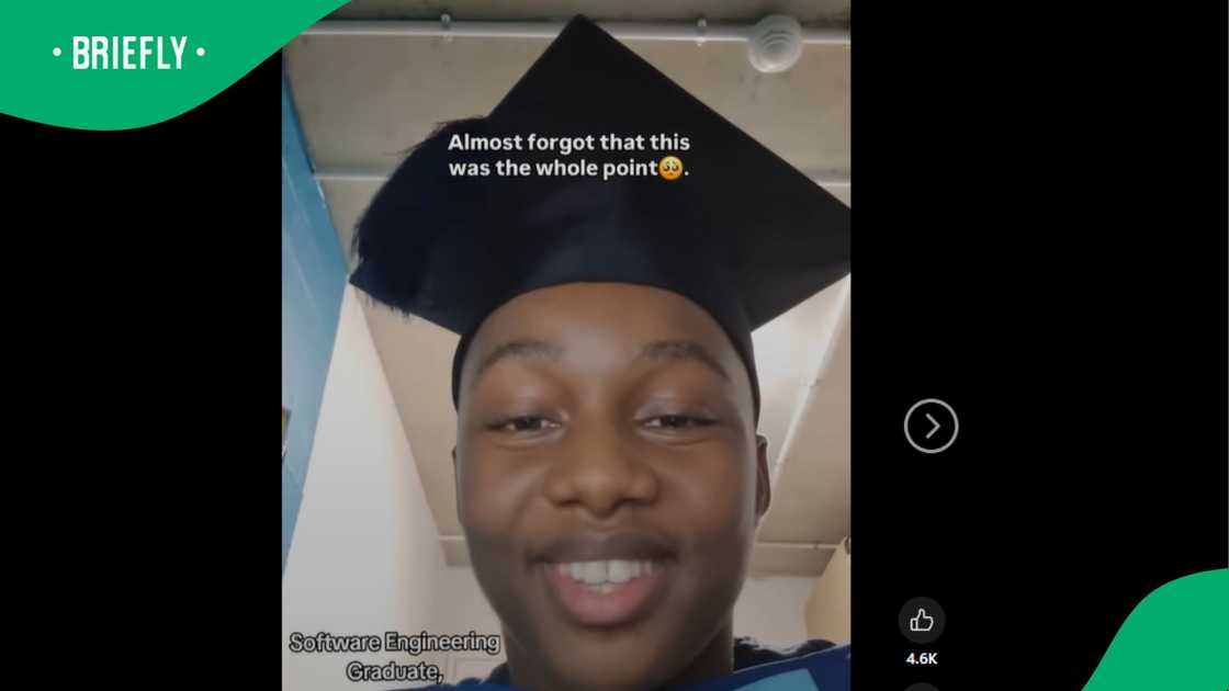 One young man shared a video of his success. One young man shared a video of his success.