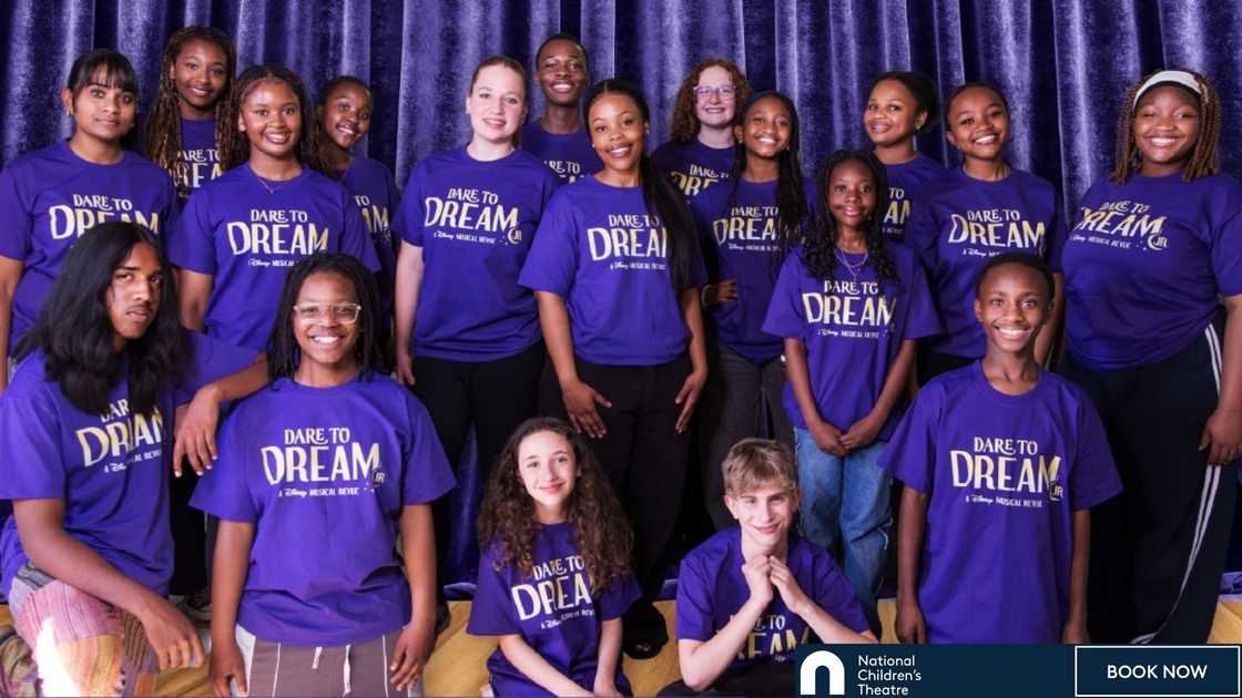 The talented young cast of Disney’s *Dare to Dream JR.*, coming to Johannesburg from 30 September to 11 October 2026. National Children’s Theatre. Image Supplied