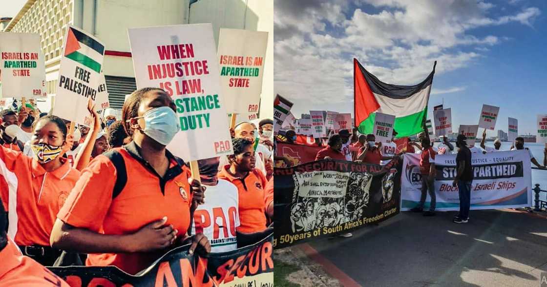 Local dockworkers refuse to offload cargo from Israeli ship in solidarity with Palestine Local dockworkers refuse to offload cargo from Israeli ship in solidarity with Palestine