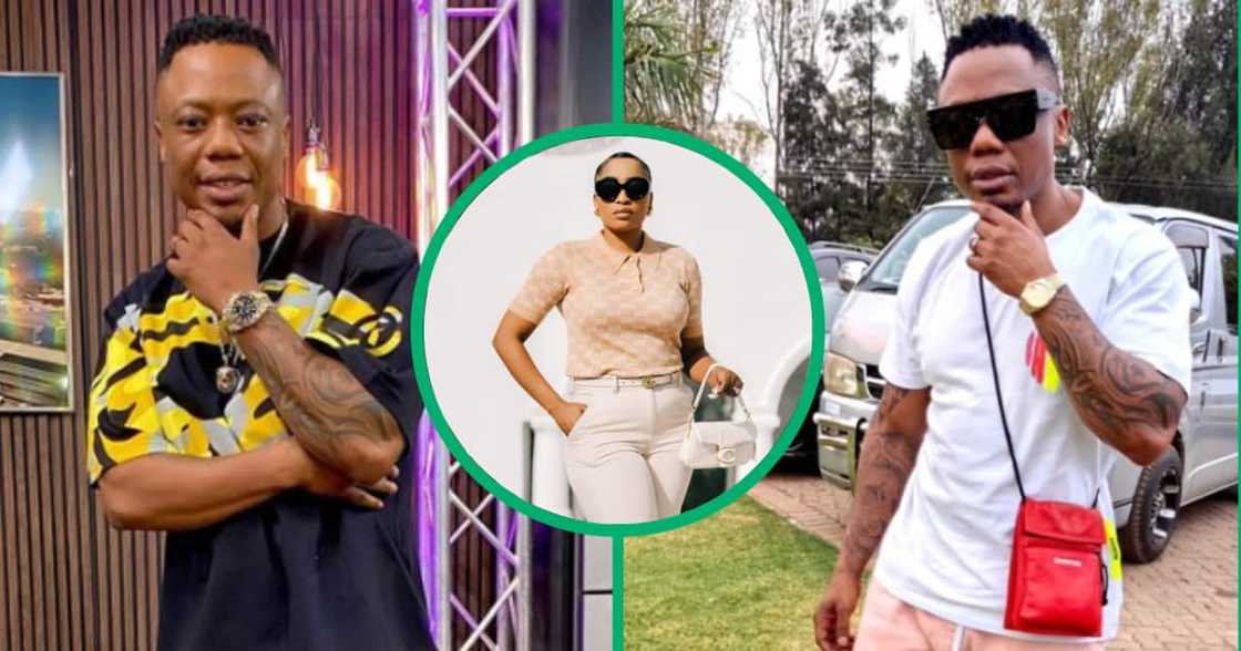 DJ Tira gifts his wife with some red roses for her birthday DJ Tira gifts his wife with some red roses for her birthday