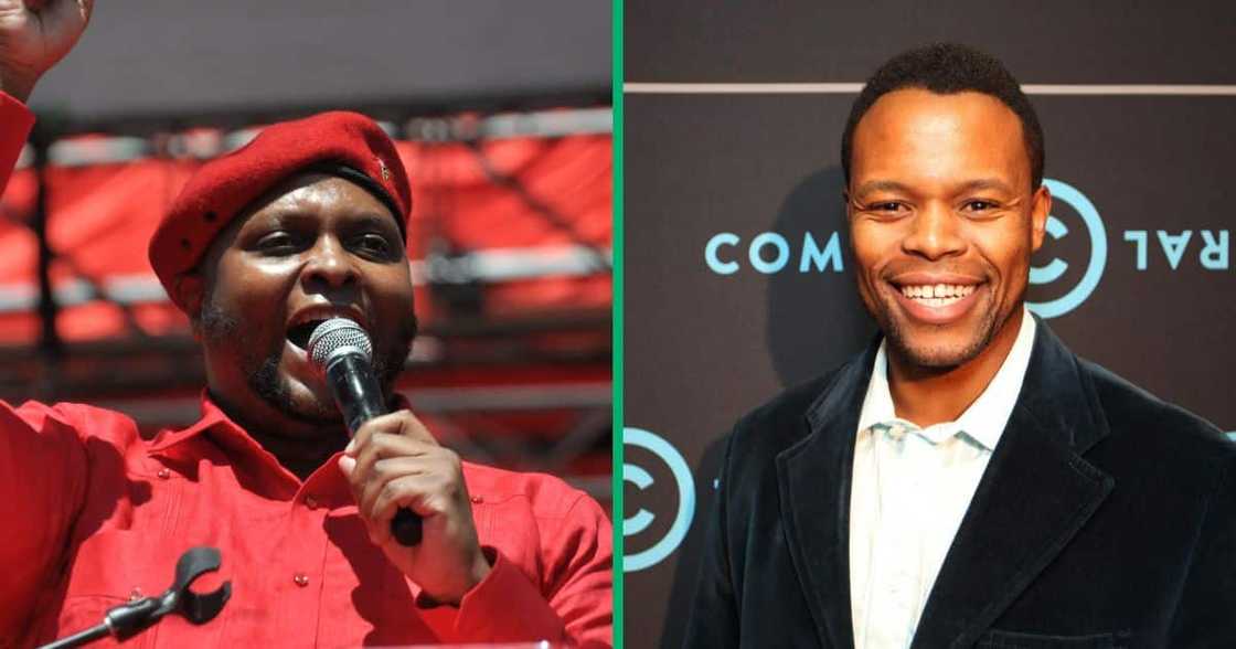 Floyd Shivambu at the Economic Freedom Fighters (EFF) Manifesto Launch at Gandhi Square, and Tumisho Masha attends Comedy Central's 'Roast of Steve Hofmeyer' at Lyric Theatre, Gold Reef City. Floyd Shivambu at the Economic Freedom Fighters (EFF) Manifesto Launch at Gandhi Square, and Tumisho Masha attends Comedy Central's 'Roast of Steve Hofmeyer' at Lyric Theatre, Gold Reef City.