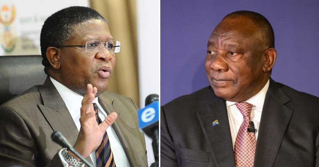 Transport Minister Fikile Mbalula defends President Cyril Ramaphosa Transport Minister Fikile Mbalula defends President Cyril Ramaphosa