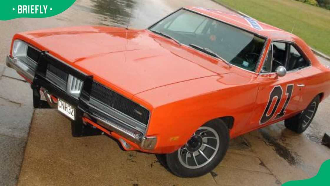 The General Lee car at the Wellington Arch The General Lee car at the Wellington Arch