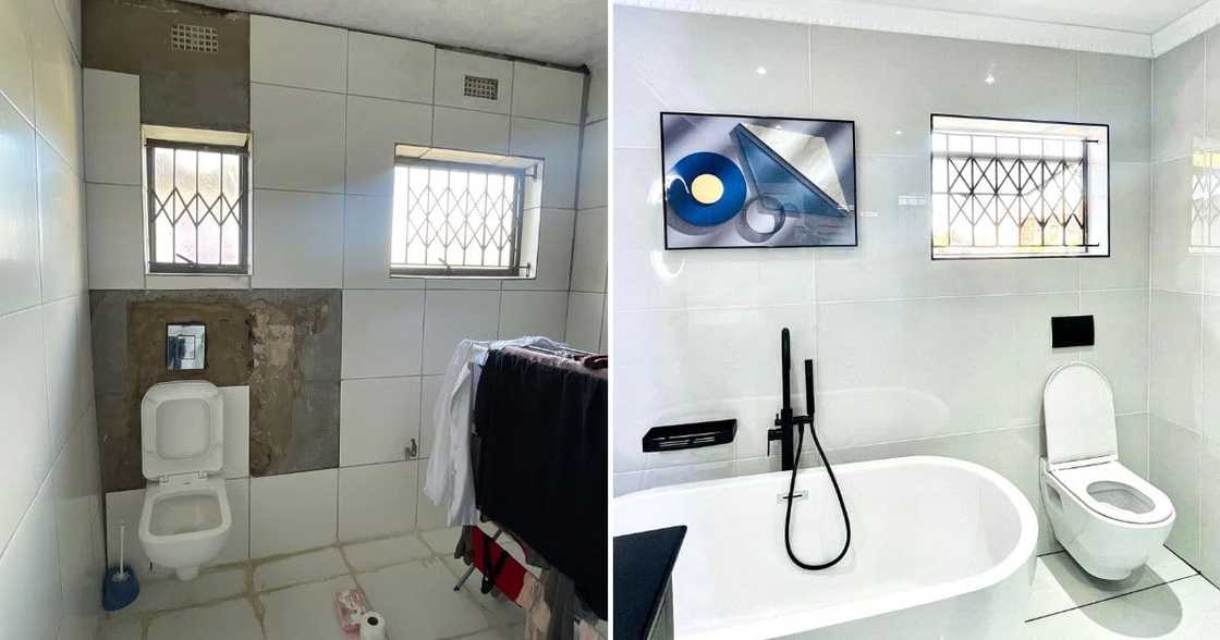 Durban based home renovator transforms a bathroom and impresses users online Durban based home renovator transforms a bathroom and impresses users online