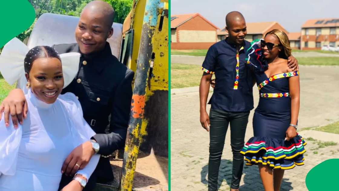 A TikTok user had the online community members wowed after showing off her Home Affairs wedding