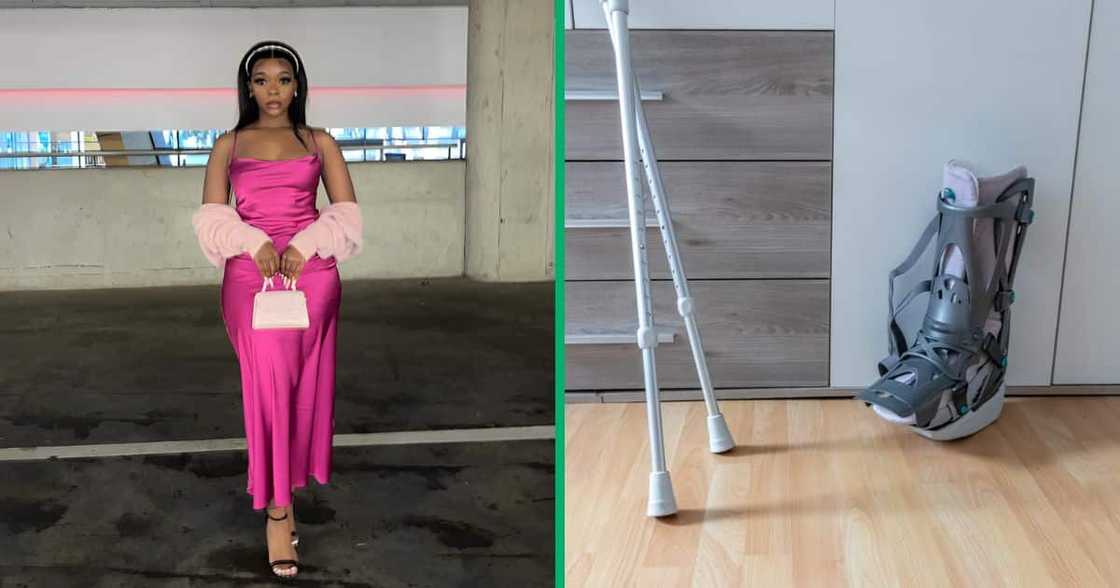 Woman shows how a night out in high heels turned into a hospital visit. Woman shows how a night out in high heels turned into a hospital visit.