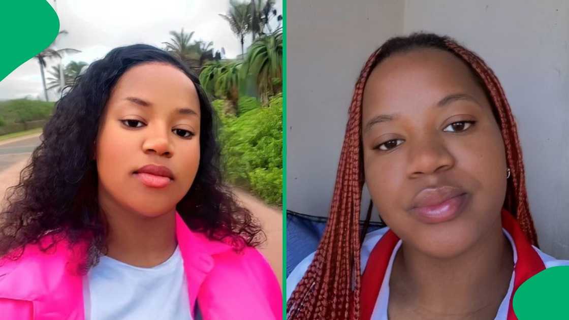 A woman showed her failed nail set. A woman showed her failed nail set.