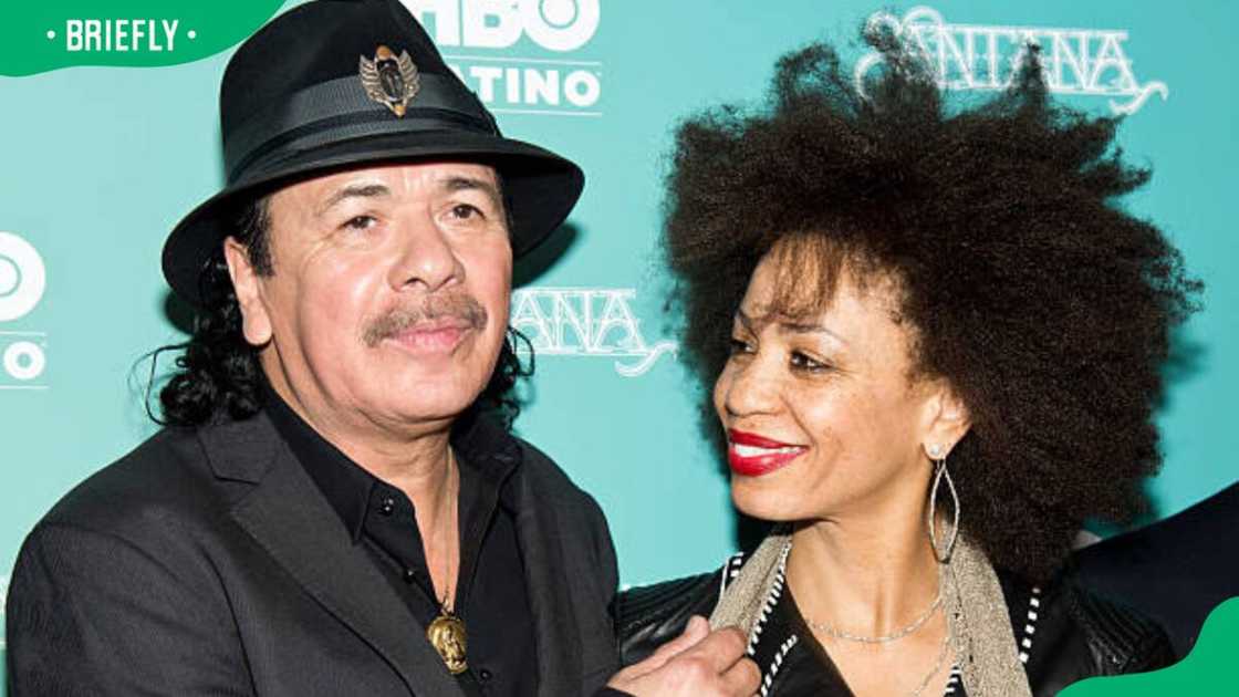 Carlos Santana and his wife Cindy Blackman Carlos Santana and his wife Cindy Blackman