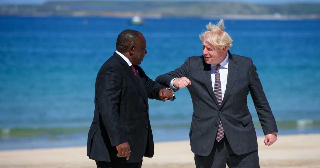 Boris Johnson, Cyril Ramaphosa, Red list, UK, South Africa, Quarantine, Covid 19, Coronavirus Boris Johnson, Cyril Ramaphosa, Red list, UK, South Africa, Quarantine, Covid 19, Coronavirus