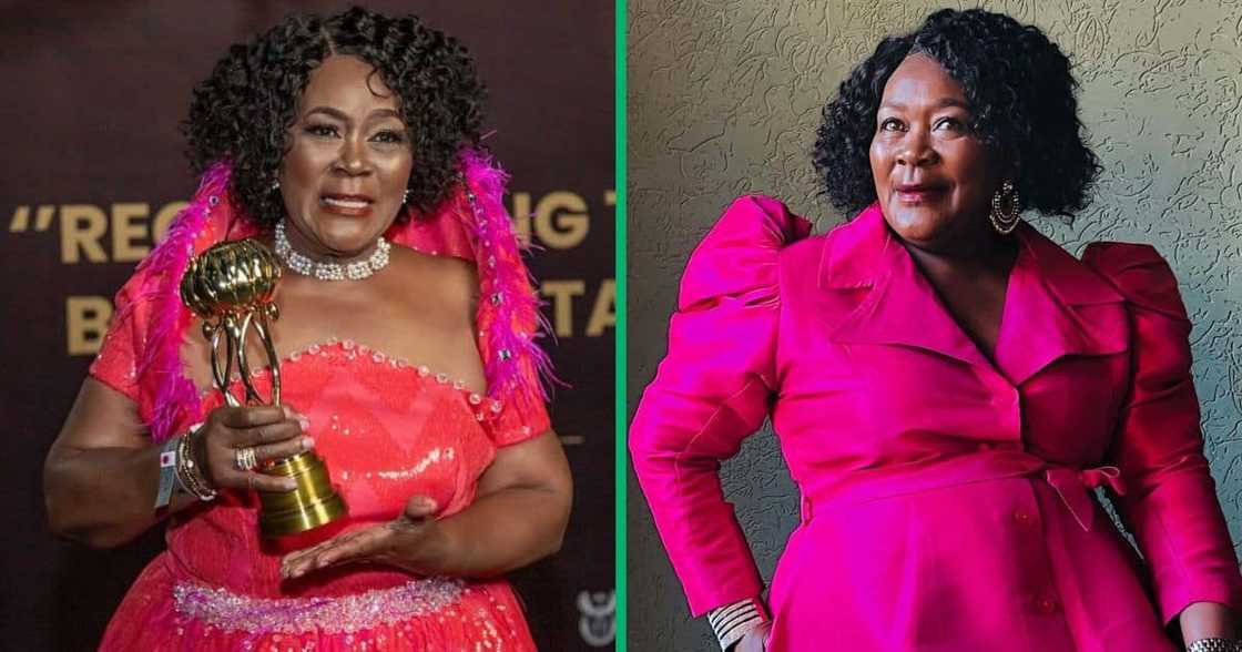 Connie Chiume received an award at the Creative Cultural and Industry Awards Connie Chiume received an award at the Creative Cultural and Industry Awards
