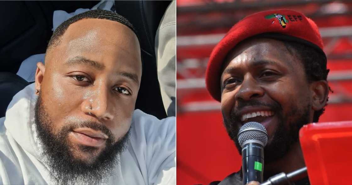 EFF, Member of Parliament, MP, Mbuyiseni Ndlozi, Cassper Nyovest, #FameVSClout, Entertainer, Rapper, Digital satellite TV channel, Moja Love, Slik Talk