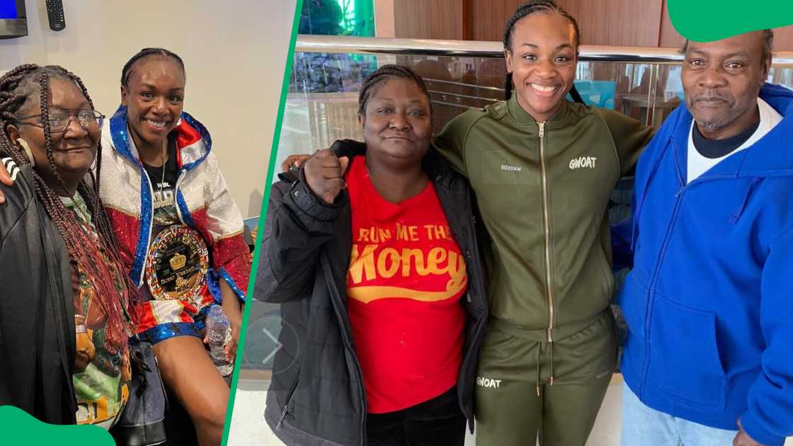 Claressa Shields' parents are Marcella and Bo Shields Claressa Shields' parents are Marcella and Bo Shields