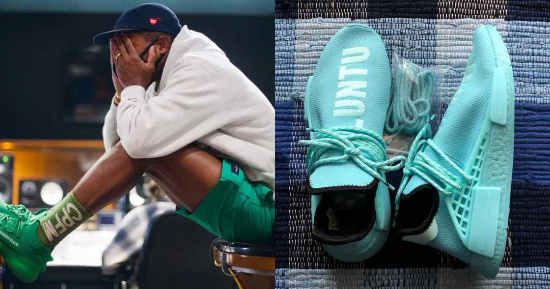 "Is This a Joke": Mzansi Reacts to Pharrell's Xhosa Sneakers That Arent' Available In SA "Is This a Joke": Mzansi Reacts to Pharrell's Xhosa Sneakers That Arent' Available In SA
