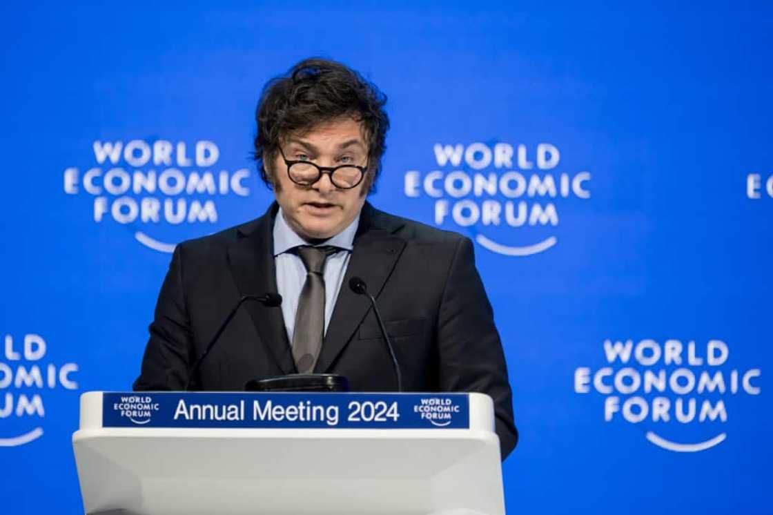 Goergieva called Argentina's Javier Milei a "very pragmatic president" Goergieva called Argentina's Javier Milei a "very pragmatic president"