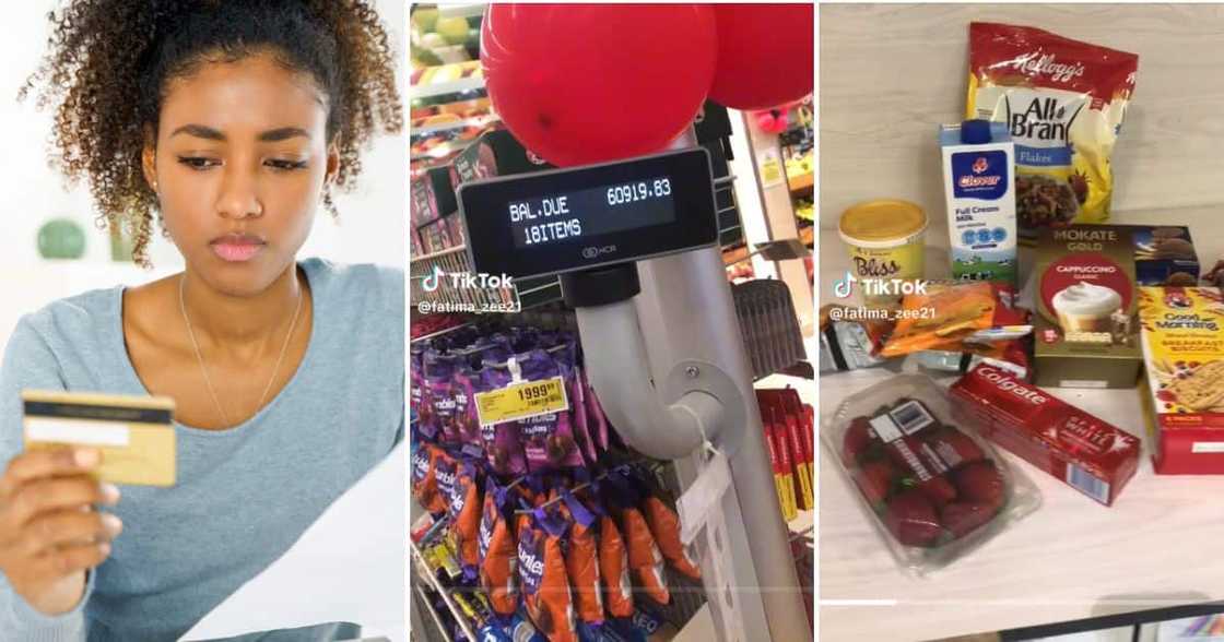 lady shares basic groceries cost over 60K in Malawi