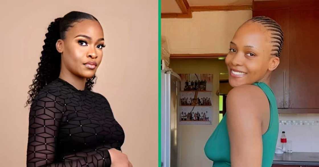 A young mother took to TikTok to unveil her baby's glow-up in a viral video. A young mother took to TikTok to unveil her baby's glow-up in a viral video.