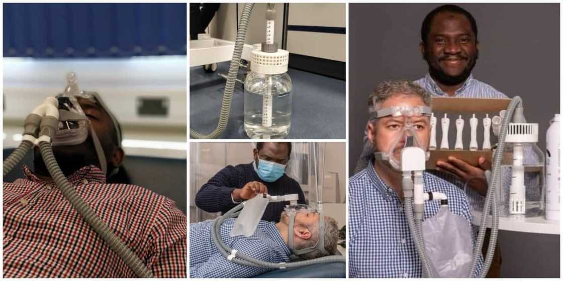 Social media celebrates Nigerian man who is the lead in the invention of a ventilator that doesn’t use electricity