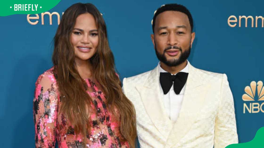 Chrissy Teigen and John Legend at the 74th Emmy Awards Chrissy Teigen and John Legend at the 74th Emmy Awards