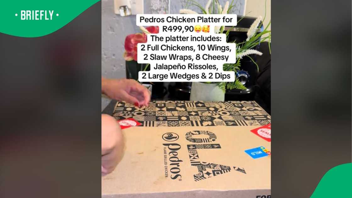 A woman posted a clip on what you can get at Pedros.