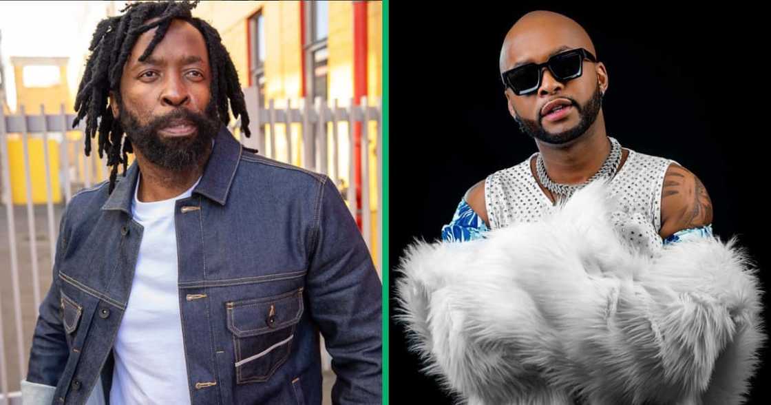 DJ Sbu and Vusi Nova were dragged on social media for posing together DJ Sbu and Vusi Nova were dragged on social media for posing together