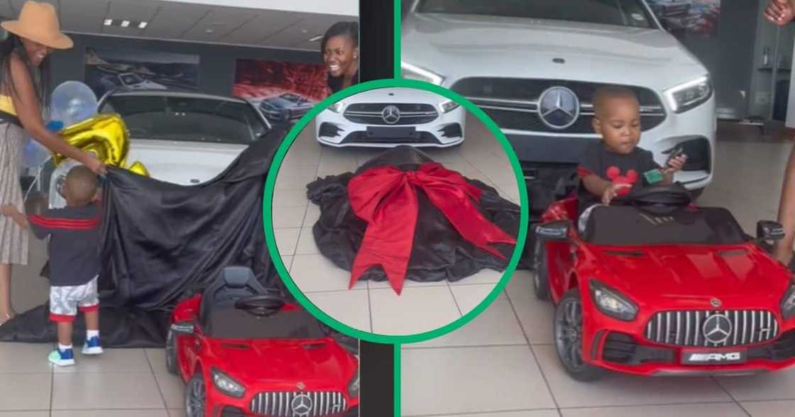 A TikTok video of a Mercedes Benz for children went viral A TikTok video of a Mercedes Benz for children went viral