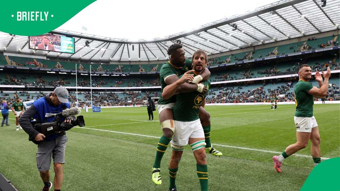 Springboks, South Africa, Siya Kolisi, Eben Etzebeth Springboks, South Africa, Siya Kolisi, Eben Etzebeth