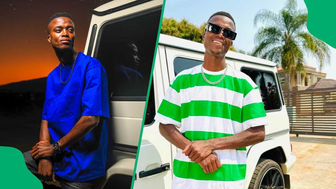 Netizens reacted to King Monada driving his McLaren in Limpopo