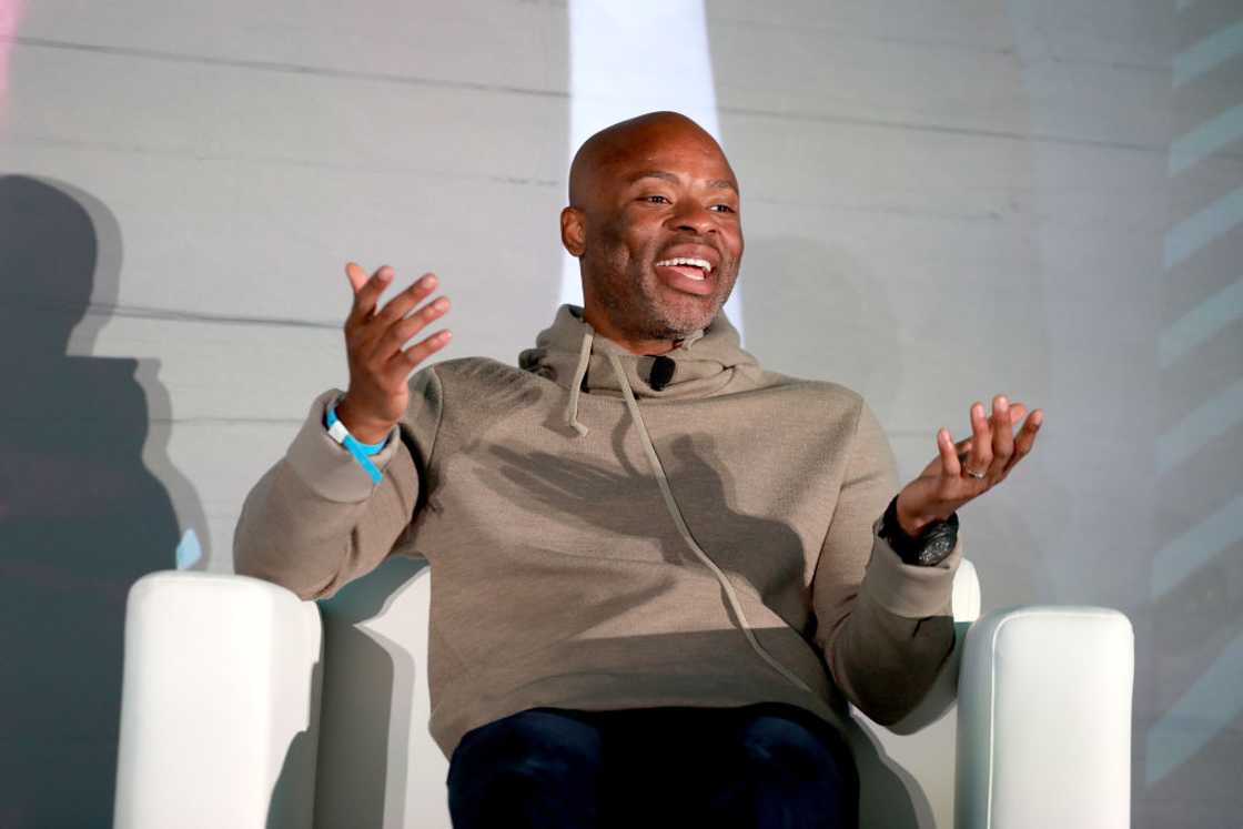 Tope Awotona speaking at the 2023 AfroTech Conference Executive Stage