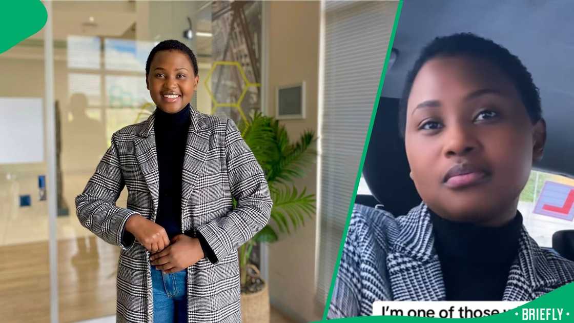 The young lady said she was a product of rural education, and said he struggles to pronounce some English words The young lady said she was a product of rural education, and said he struggles to pronounce some English words