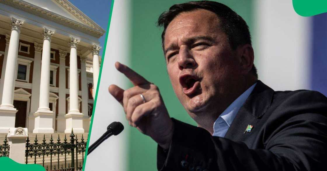 The DA’s John Steenhuisen has his eyes set on the position of Leader of Government Business. The DA’s John Steenhuisen has his eyes set on the position of Leader of Government Business.