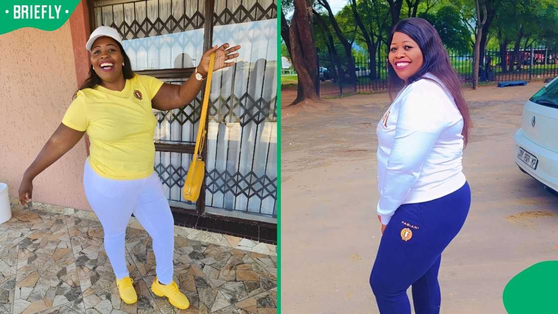 A mother surprised her daughter.