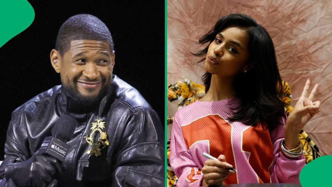 Tyla and Sydney dance with Usher Tyla and Sydney dance with Usher